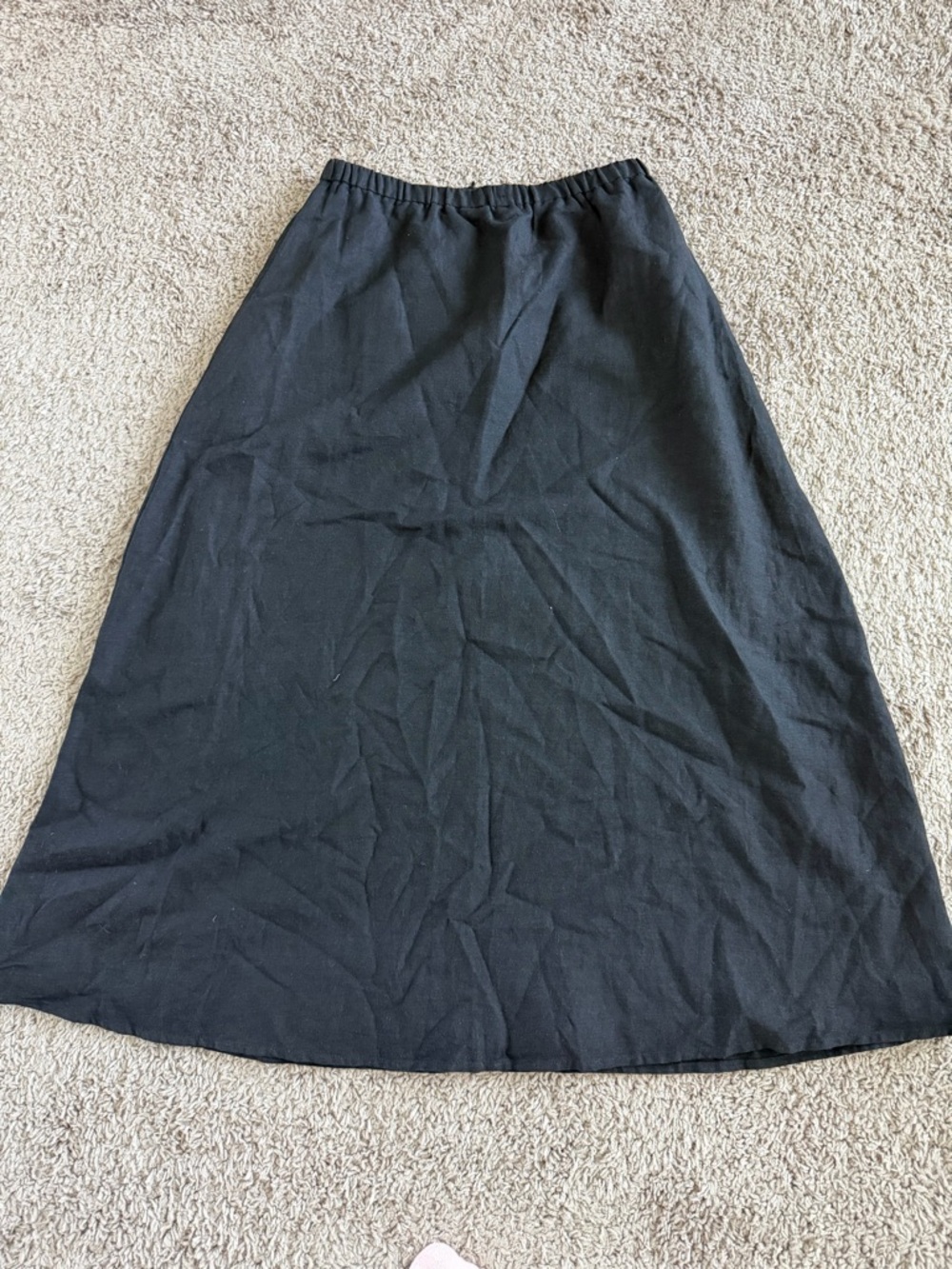 Petal + Pup Black Midi Skirt